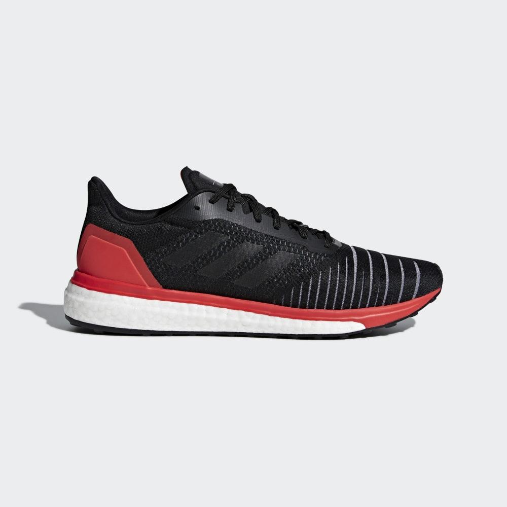 Adidas Men's Solar Drive Walking Shoes Black/Red Ireland AC8134